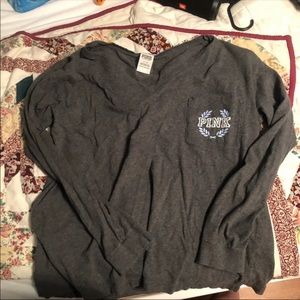 pink victoria secrect long sleeve